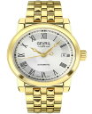 yz WFr Y rv ANZT[ Men's Madison Swiss Automatic Gold-Tone Stainless Steel Bracelet Watch 39mm Gold-Tone