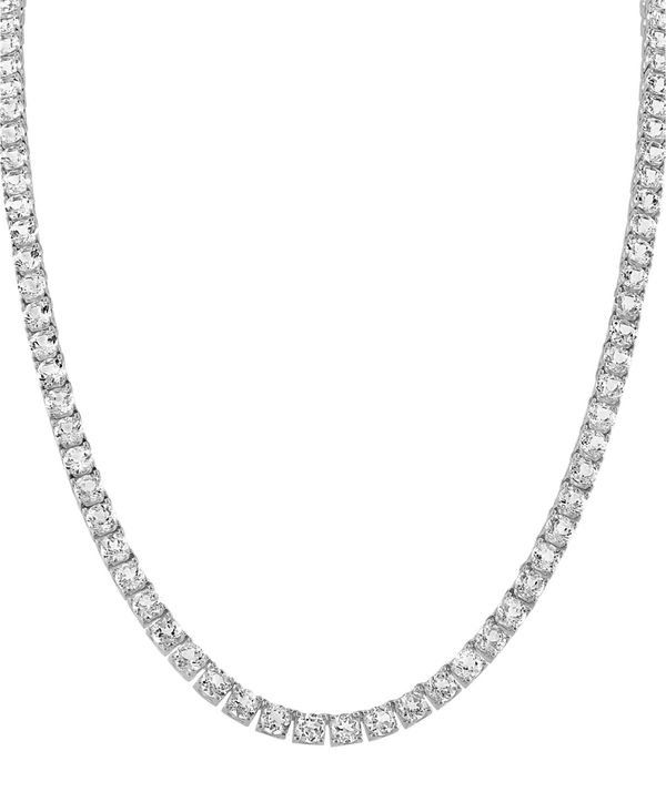 【送料無料】 ブロバ メンズ 腕時計 アクセサリー Men's Icon White Topaz (1/10 ct. t.w.) Tennis 22"..