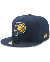 【送料無料】 ニューエラ メンズ 帽子 アクセサリー Indiana Pacers Basic 59FIFTY Fitted Cap 2018 Navy