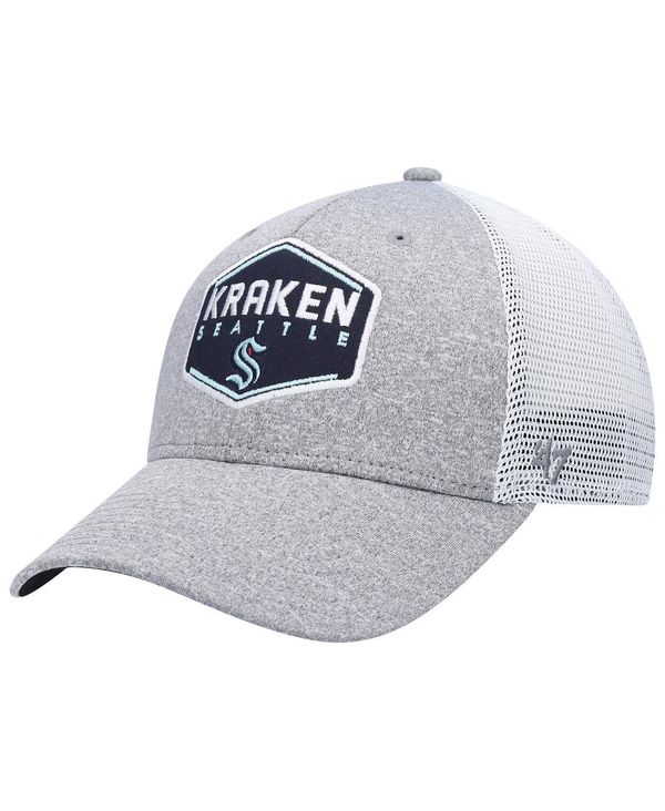 【送料無料】 47ブランド メンズ 帽子 アクセサリー Men's Gray Seattle Kraken Hitch Contender Flex Hat Gray