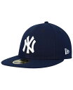 【送料無料】 ニューエラ メンズ 帽子 アクセサリー Men's Navy New York Yankees Oceanside Low Profile 59FIFTY Fitted Hat Navy