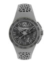 yz vC X|[c Y rv ANZT[ Men's Thunderstorm Chrono Gray Silicone Strap Watch 43mm Gray