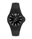 yz vC X|[c Y rv ANZT[ Men's Thunderstorm Black Silicone Strap Watch 40mm Black