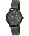 【送料無料】 ボブマッキン レディース 腕時計 アクセサリー Unisex Quartz Black Alloy Watch 37mm Black