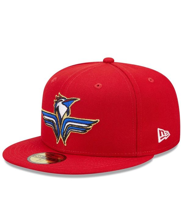 【送料無料】 ニューエラ メンズ 帽子 アクセサリー Men's Red Fayetteville Woodpeckers Marvel x Minor League 59FIFTY Fitted Hat Red