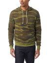 【送料無料】 オルタナティヴ アパレル メンズ パーカー スウェット フーディー アウター Men 039 s Challenger Printed Pullover Hoodie Green Camo