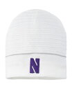 【送料無料】 アンダーアーマー メンズ 帽子 ニットキャップ アクセサリー Men's White Northwestern Wildcats 2022 Sid...