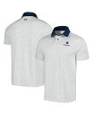 【送料無料】 アンダーアーマー メンズ ポロシャツ トップス Men's White Wells Fargo Championship Half Moon Polo Shirt White