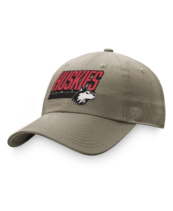 【送料無料】 トップオブザワールド メンズ 帽子 アクセサリー Men's Khaki Northern Illinois Huskies Slice Adjustable Hat Khaki