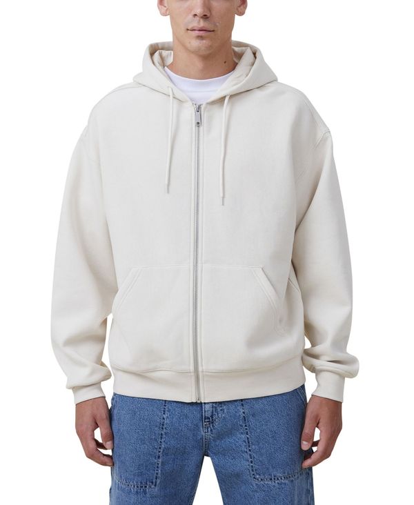 【送料無料】 コットンオン メンズ パーカー スウェット フーディー アウター Men 039 s Oversized Zip Up Hoodie Ecru