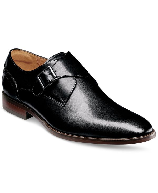 フローシャイム ビジネスシューズ メンズ 【送料無料】 フローシャイム メンズ ドレスシューズ シューズ Men's Ravello Monk Strap Dress Shoes Black