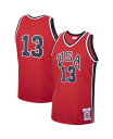 【送料無料】 ミッチェル&ネス メンズ シャツ トップス Men's Chris Mullin Red USA Basketball Authentic 1984 Jersey Red