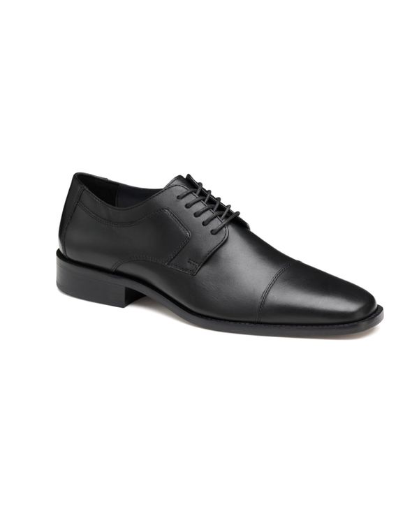 【送料無料】 ジョンストンアンドマーフィー メンズ オックスフォード シューズ Men's Novick Cap Toe Lace Up Oxford Shoes Blackのサムネイル
