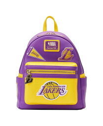 【送料無料】 ラウンジフライ レディース バックパック・リュックサック バッグ Men's and Women's Los Angeles Lakers Patches Mini Backpack Purple, Yellow