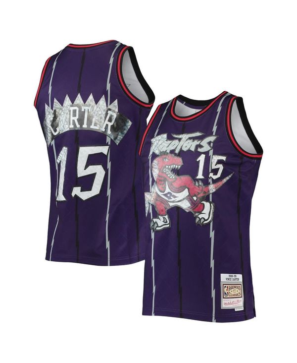 【送料無料】 ミッチェル&ネス メンズ シャツ トップス Men's Vince Carter Purple Toronto Raptors 1998-99 Hardwood Classics 75th Anniversary Diamond Swingman Jersey Purple