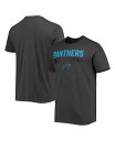 【送料無料】 47ブランド メンズ Tシャツ トップス Men's '47 Charcoal Carolina Panthers Dark Ops Super Rival T-shirt Charcoal