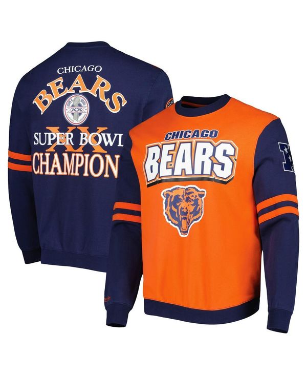 【送料無料】 ミッチェル&ネス メンズ パーカー・スウェット アウター Men's Orange Chicago Bears All Over 2.0 Pullover Sweatshirt Orange