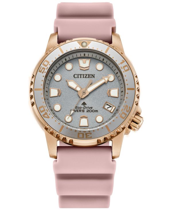 【送料無料】 シチズン レディース 腕時計 アクセサリー Eco-Drive Women 039 s Promaster Dive Pink Strap Watch 37mm Pink