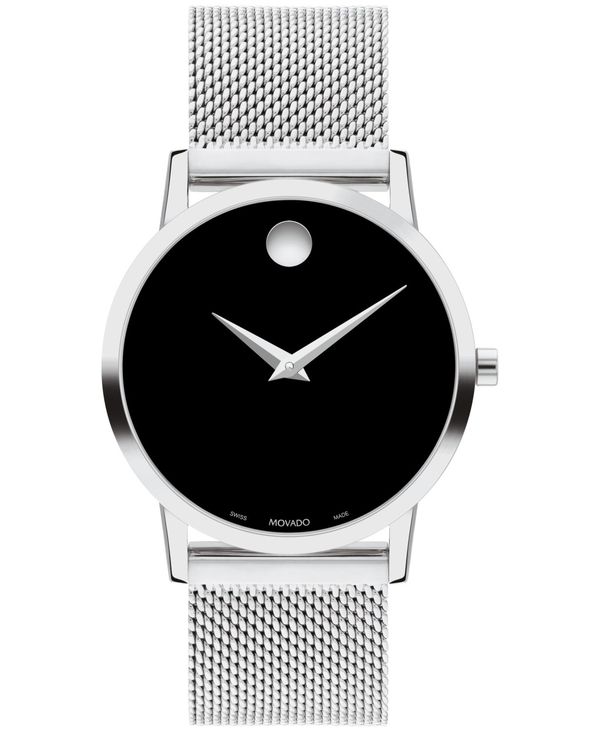 モバド 【送料無料】 モバド レディース 腕時計 アクセサリー Women's Museum Classic Swiss Quartz Silver-Tone Stainless Steel Bracelet Watch 33mm Silver