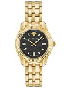 yz FT[` fB[X rv ANZT[ Women's Swiss Greca Time Gold Ion Plated Bracelet Watch 35mm Ip Yellow Gold