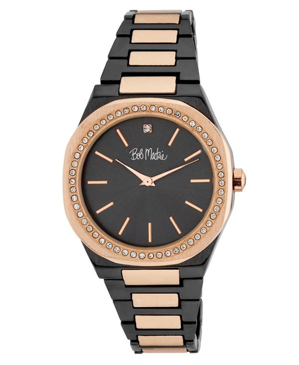 ボブマッキン メンズ アクセサリー 腕時計 Bob Mackie Unisex Quartz Two-Tone Rose Alloy Watch 40mm Two-Tone Rose