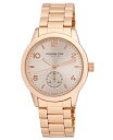 yz htHO fB[X rv ANZT[ Perth Women's Quartz Rose Gold-Tone Alloy Watch 42mm Rose Gold