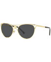 yz FT[` fB[X TOXEACEFA ANZT[ Women's Sunglasses, VE2237 57 Gold-Tone