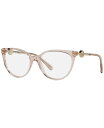 【送料無料】 ヴェルサーチ レディース サングラス・アイウェア アクセサリー Women's Phantos Eyeglasses, VE3298B55-O T...