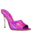 【送料無料】 ゲス レディース サンダル シューズ Women's Molle Slip-on Heeled Mule Fashion Dress Sandals Pink Mirror Metallic