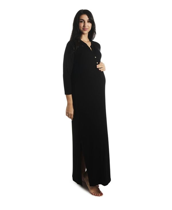 【送料無料】 エヴァリーグレー レディース ワンピース トップス Women 039 s Juliana Maternity/Nursing Dress Black