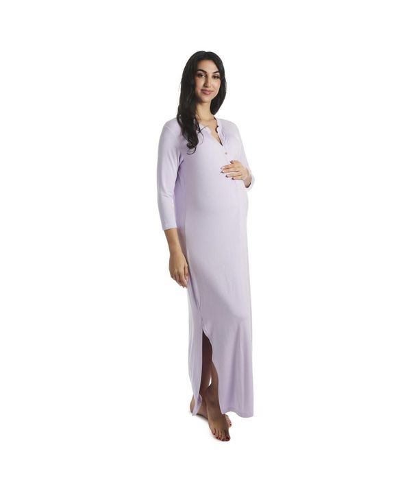 【送料無料】 エヴァリーグレー レディース ワンピース トップス Women 039 s Juliana Maternity/Nursing Dress Lavender