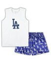 【送料無料】 コンセプツ スポーツ レディース ナイトウェア アンダーウェア Women's White, Royal Los Angeles Dodgers ...