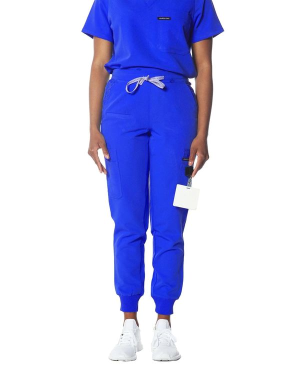 【送料無料】 メンバーズオンリー レディース カジュアルパンツ ボトムス Valencia Jogger Scrub Pants for Women Royal blue