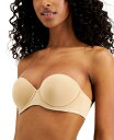 【送料無料】 カルバンクライン レディース ブラジャー アンダーウェア Women 039 s Naked Glamour Strapless Push-Up Bra Bare (Nude 5)