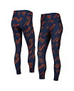 【送料無料】 コンセプツ スポーツ レディース レギンス ボトムス Women's Navy Chicago Bears Breakthrough Allover Print Lounge Leggings Navy(4)