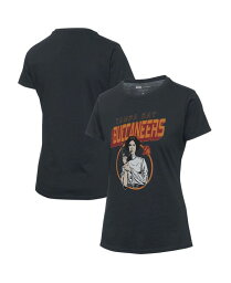 【送料無料】 ジャンクフード レディース Tシャツ トップス Women's Black Tampa Bay Buccaneers Disney Star Wars Princess Leia T-shirt Black