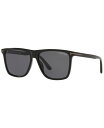 【送料無料】 トム・フォード メンズ サングラス・アイウェア アクセサリー Men's Sunglasses, TR001323 59 Black Shiny(4)