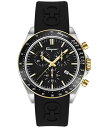 yz T@g[ tFK Y rv ANZT[ Men's Swiss Chronograph Urban Black Silicone Strap Watch 43mm Stainless Steel