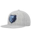 【送料無料】 ミッチェル&ネス メンズ 帽子 アクセサリー Men's Heather Gray Memphis Grizzlies Hardwood Classics 2.0 Snapback Hat Heather Gray