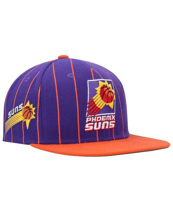 ミッチェル＆ネス 【送料無料】 ミッチェル&ネス メンズ 帽子 アクセサリー Men's Purple, Orange Phoenix Suns Hardwood Classics Pinstripe Snapback Hat Purple, Orange