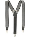 【送料無料】 クラブルーム メンズ ベルト アクセサリー Men's Diamond Print Suspenders, Created for Macy's Black