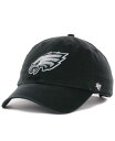 【送料無料】 47ブランド メンズ 帽子 アクセサリー Philadelphia Eagles Clean Up Cap Black