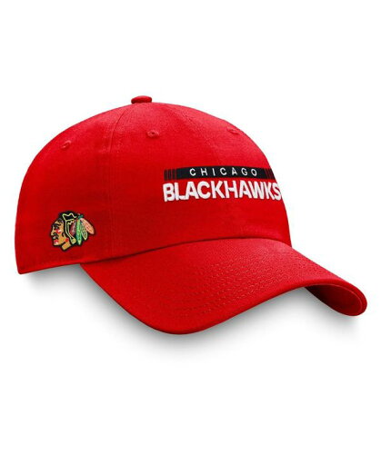 【送料無料】 ファナティクス メンズ 帽子 アクセサリー Men's Branded Red Chicago Blackhawks Authentic Pro Rink Adjustable Hat Red 【送料無料】 ファナティクス メンズ 帽子 アクセサリー Men's Branded Red Chicago Blackhawks Authentic Pro Rink Adjustable Hat Red