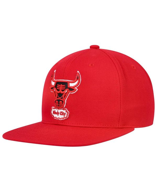 【送料無料】 ミッチェル&ネス メンズ 帽子 アクセサリー Men's Red Chicago Bulls Hardwood Classics MVP Team Ground 2.0 Fitted Hat Red