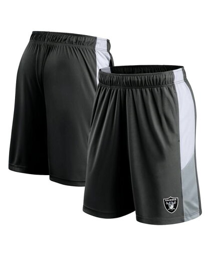 【送料無料】 ファナティクス メンズ ハーフパンツ・ショーツ ボトムス Men's Branded Black Las Vegas Raiders Prep Colorblock Shorts Black 【送料無料】 ファナティクス メンズ ハーフパンツ・ショーツ ボトムス Men's Branded Black Las Vegas Raiders Prep Colorblock Shorts Black