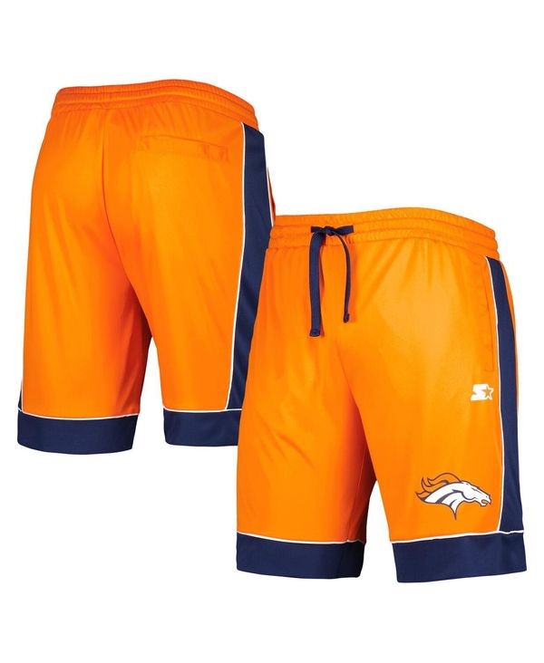 【送料無料】 カール バンクス メンズ ハーフパンツ・ショーツ ボトムス Men's Orange, Navy Denver Broncos Fan Favorite Fashion Shorts Orange, Navy