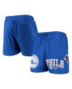 【送料無料】 プロスタンダード メンズ ハーフパンツ ショーツ ボトムス Men 039 s Royal Philadelphia 76ers Mesh Capsule Shorts Royal