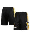 【送料無料】 ミッチェル&ネス メンズ ハーフパンツ・ショーツ ボトムス Men's Black Pittsburgh Penguins City Collection Mesh Shorts Black(4)