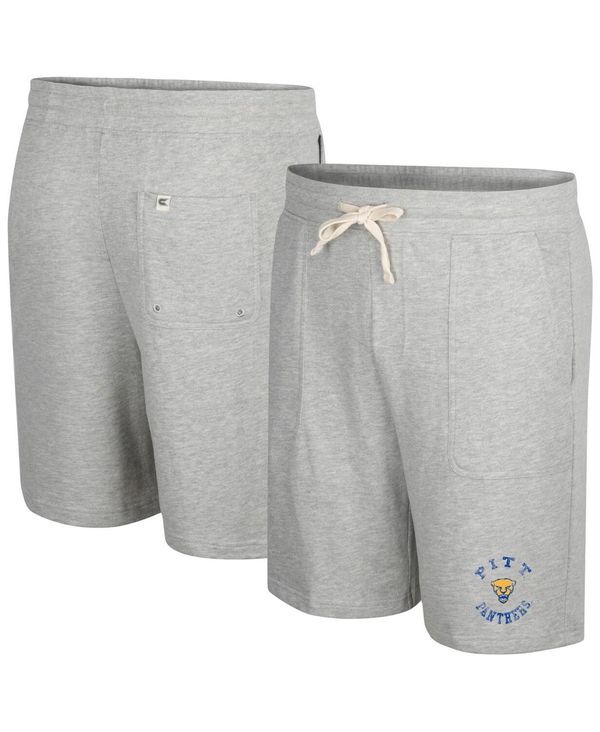 【送料無料】 コロシアム メンズ ハーフパンツ・ショーツ ボトムス Men's Heather Gray Pitt Panthers Love To Hear This Terry Shorts Heather Gray