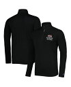 【送料無料】 チャンピオン メンズ ジャケット・ブルゾン アウター Men's Black Mississippi State Bulldogs Textured Quarter-Zip Jacket Black